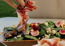 ensalada con jamón Legado Ibérico
