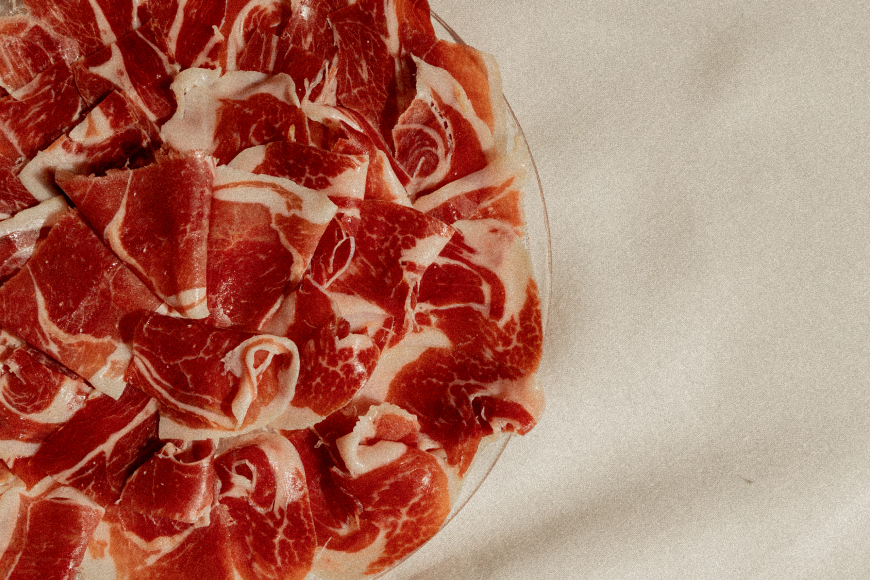 la loncha perfecta del jamón Legado Ibérico